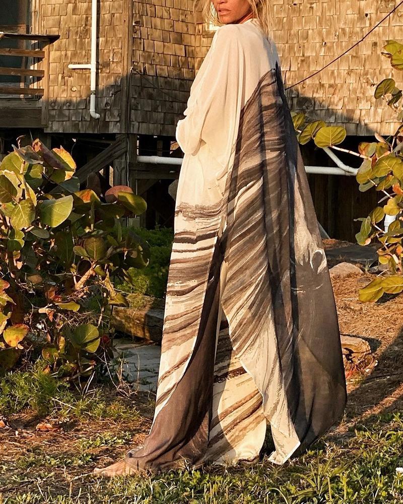 Horse Print Casual Two Piece Suit