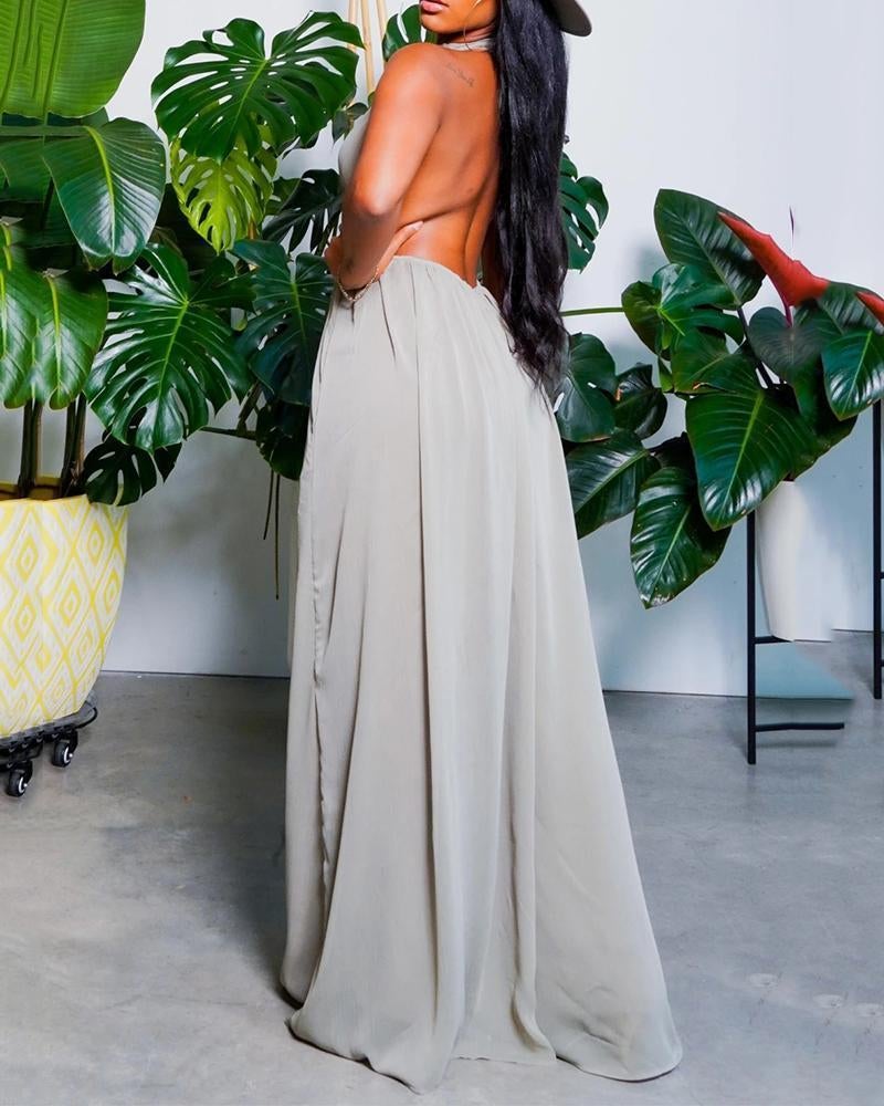 Loose Wide-Leg Pants Maternity Jumpsuit