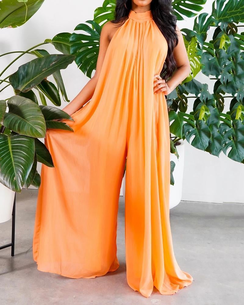 Loose Wide-Leg Pants Maternity Jumpsuit