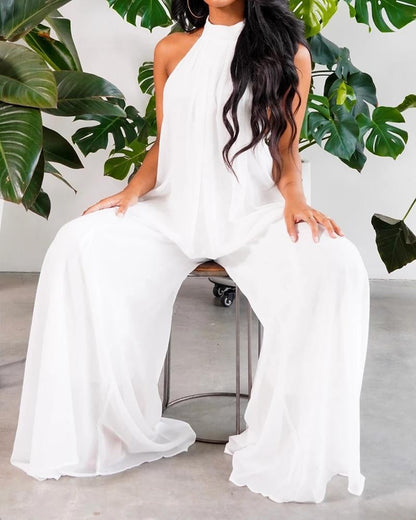 Loose Wide-Leg Pants Maternity Jumpsuit