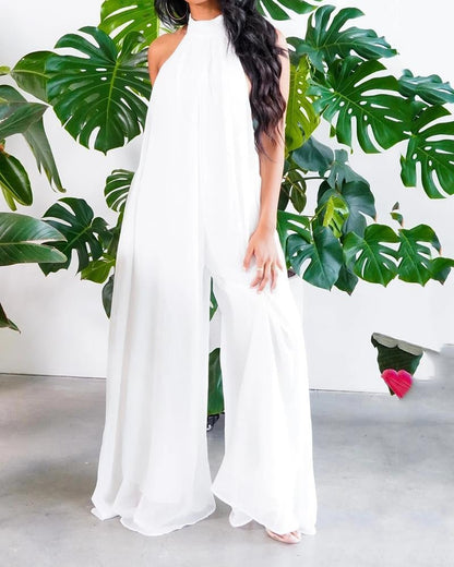 Loose Wide-Leg Pants Maternity Jumpsuit