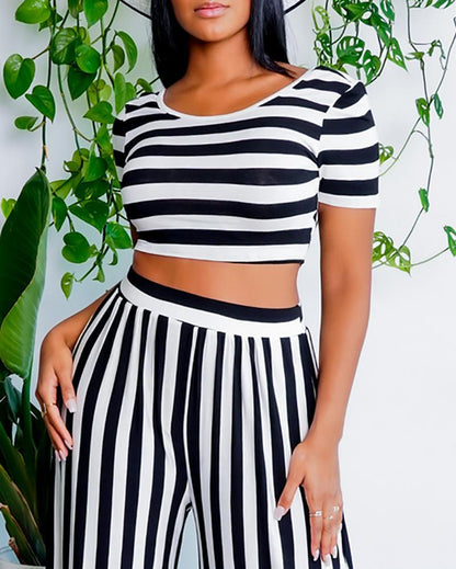 Classic Stripe Two Piece Suit