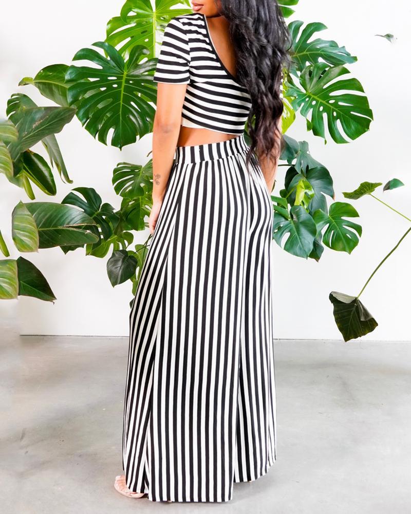 Classic Stripe Two Piece Suit