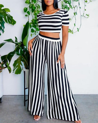 Classic Stripe Two Piece Suit