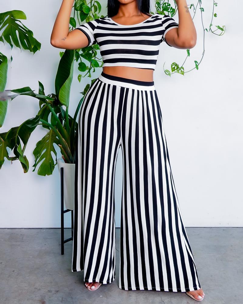 Classic Stripe Two Piece Suit