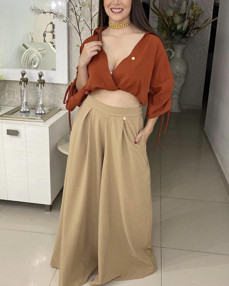 Jacket Loose Pants Set