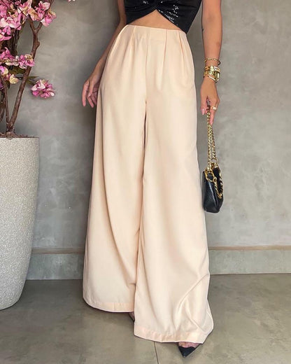 Sexy Camisole & Wide Leg Pants Two Piece Set