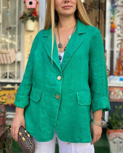 Fashion Solid Color Loose Suit