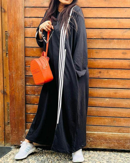 Casual baggy striped jumpsuit